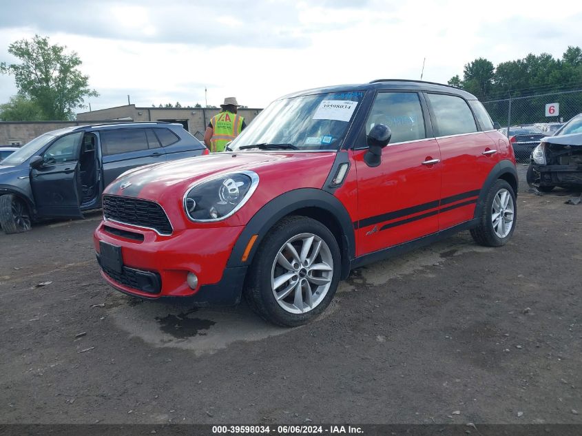 2012 Mini Cooper S Countryman VIN: WMWZC5C58CWL64054 Lot: 39598034