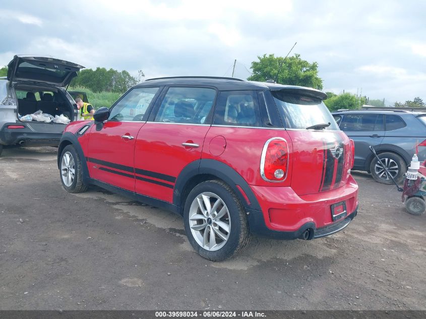 2012 Mini Cooper S Countryman VIN: WMWZC5C58CWL64054 Lot: 39598034