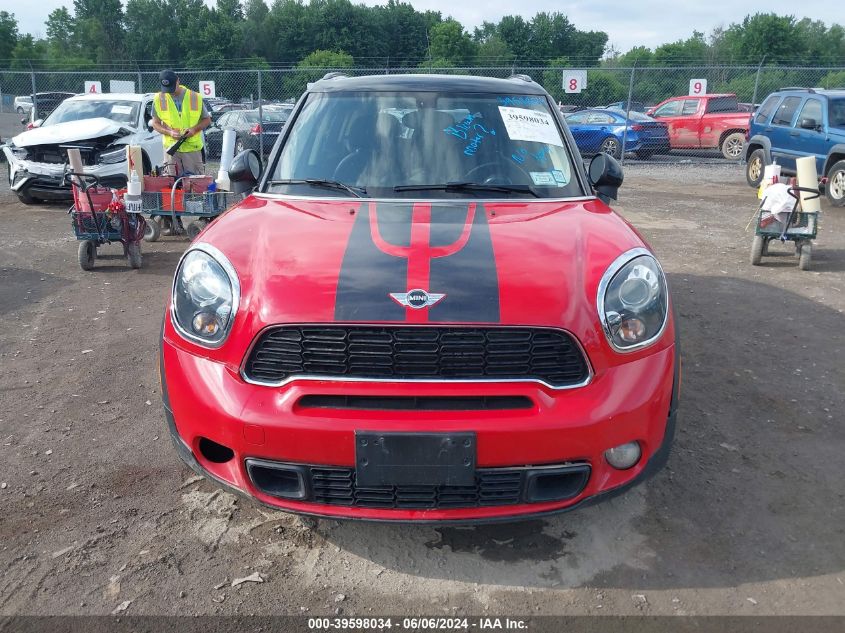 2012 Mini Cooper S Countryman VIN: WMWZC5C58CWL64054 Lot: 39598034