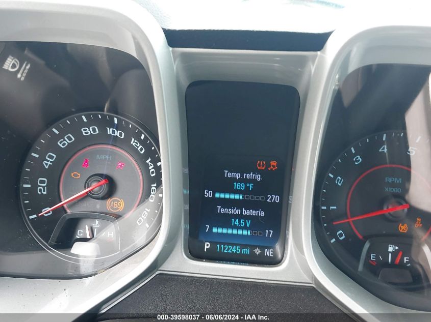 2014 Chevrolet Camaro 2Ss VIN: 2G1FK1EJ7E9259988 Lot: 39598037