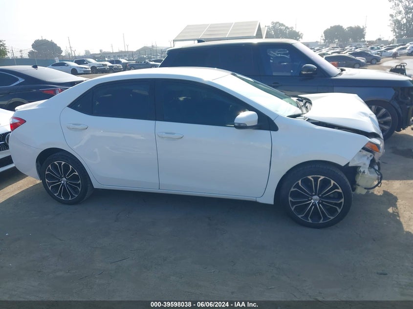 2015 Toyota Corolla S Plus VIN: 5YFBURHE3FP297068 Lot: 39598038