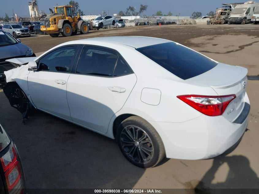 2015 Toyota Corolla S Plus VIN: 5YFBURHE3FP297068 Lot: 39598038