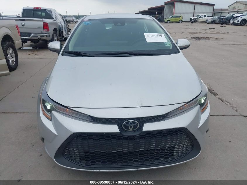 2022 Toyota Corolla Le VIN: 5YFEPMAEXNP341521 Lot: 39598057