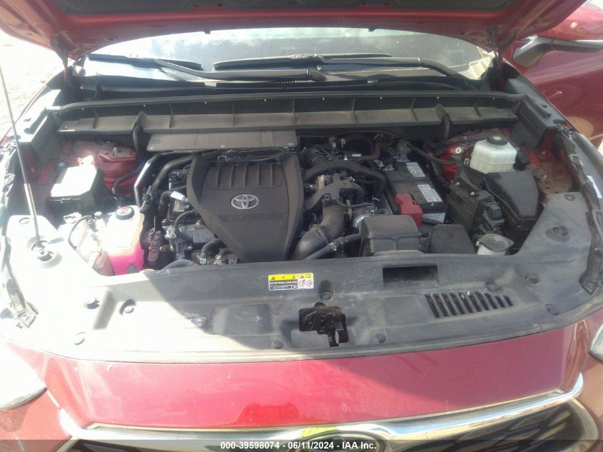 2023 Toyota Highlander L/Le/Xle/Limited/Platinum VIN: 5TDKDRAH5PS020404 Lot: 39598074