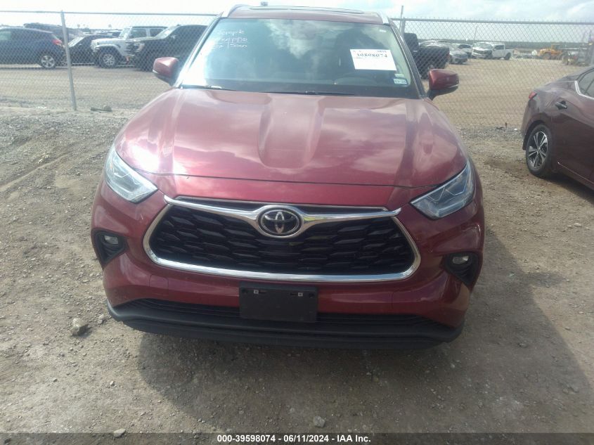 2023 Toyota Highlander L/Le/Xle/Limited/Platinum VIN: 5TDKDRAH5PS020404 Lot: 39598074
