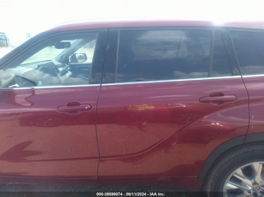 2023 Toyota Highlander L/Le/Xle/Limited/Platinum VIN: 5TDKDRAH5PS020404 Lot: 39598074