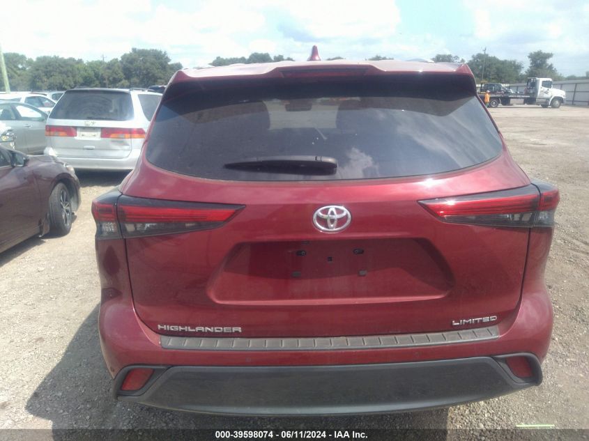 2023 Toyota Highlander L/Le/Xle/Limited/Platinum VIN: 5TDKDRAH5PS020404 Lot: 39598074