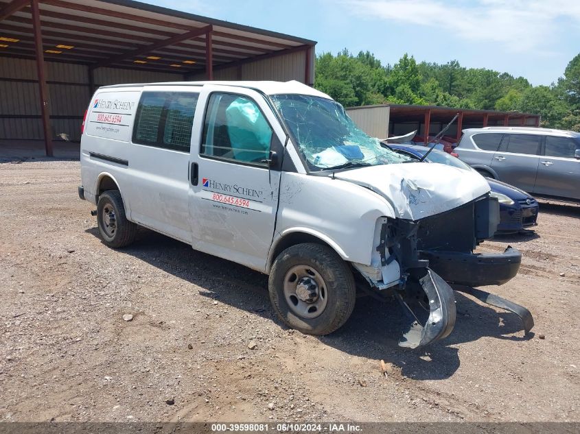 2019 Chevrolet Express 2500 Work Van VIN: 1GCWGAFP6K1365506 Lot: 39598081