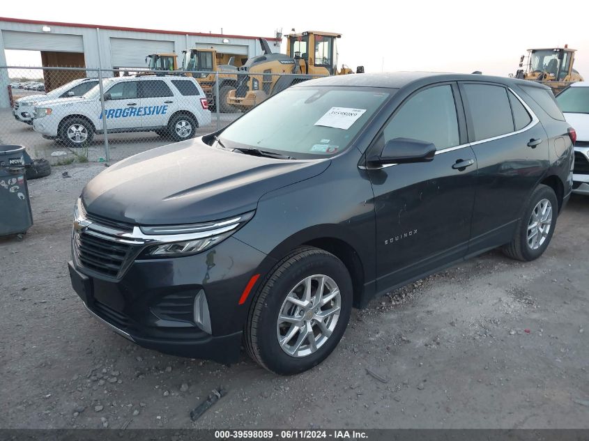 2022 CHEVROLET EQUINOX LT - 2GNAXUEV0N6145881