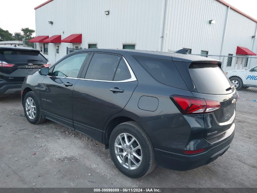 2022 Chevrolet Equinox Lt VIN: 2GNAXUEV0N6145881 Lot: 39598089