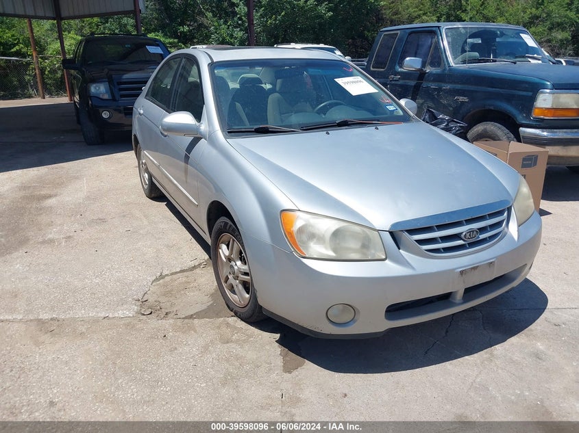 2005 Kia Spectra Ex/Lx/Sx VIN: KNAFE121255157933 Lot: 39598096