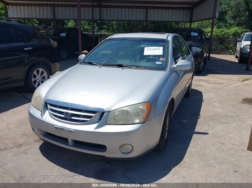 2005 Kia Spectra Ex/Lx/Sx VIN: KNAFE121255157933 Lot: 39598096