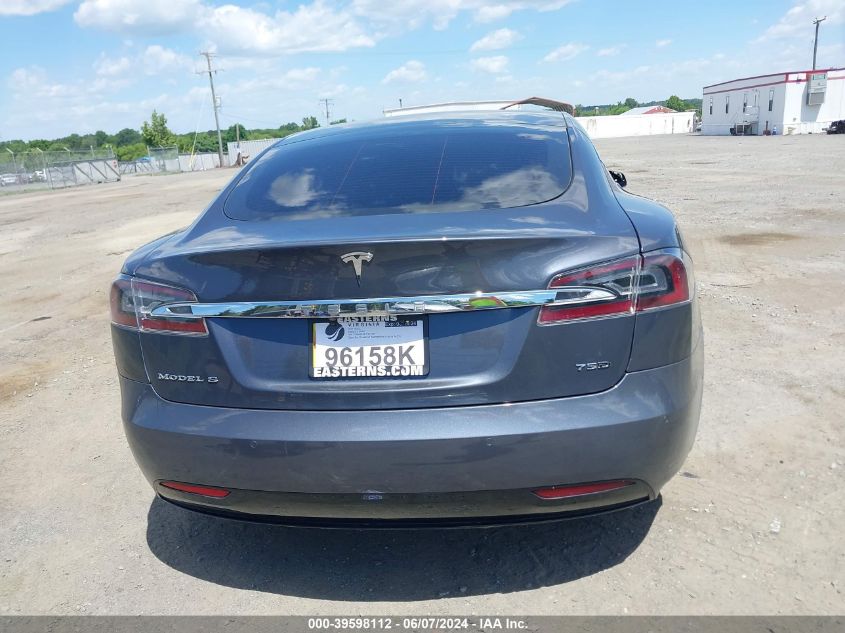 2017 Tesla Model S 100D/60D/75D/90D/P100D VIN: 5YJSA1E24HF201354 Lot: 39598112