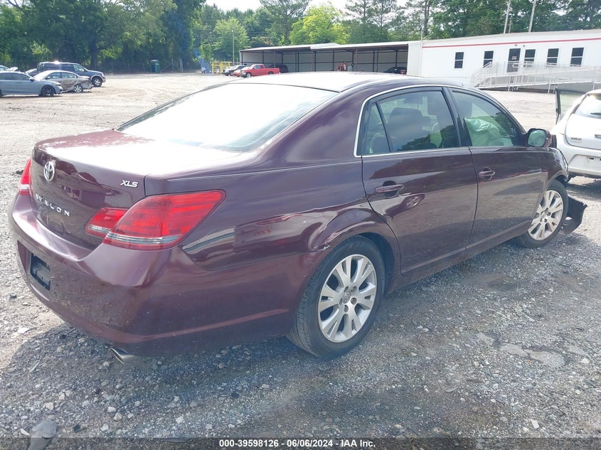 2008 Toyota Avalon Xls VIN: 4T1BK36B28U257884 Lot: 39598126