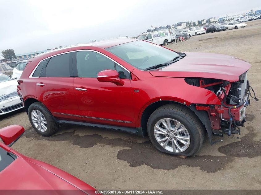 2024 Cadillac Xt5 Fwd Luxury VIN: 1GYKNAR44RZ711869 Lot: 39598136