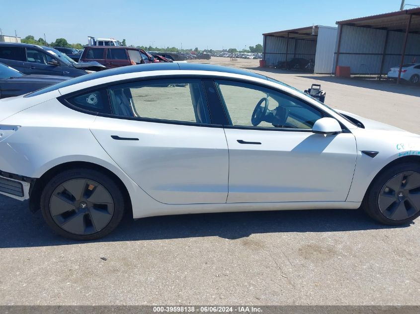 2021 Tesla Model 3 Standard Range Plus Rear-Wheel Drive VIN: 5YJ3E1EA0MF866634 Lot: 39598138