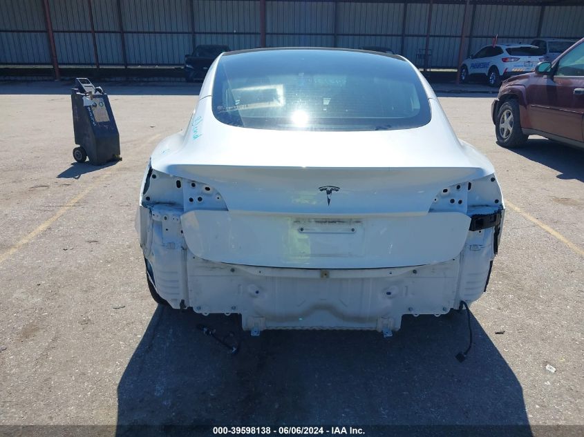 2021 Tesla Model 3 Standard Range Plus Rear-Wheel Drive VIN: 5YJ3E1EA0MF866634 Lot: 39598138