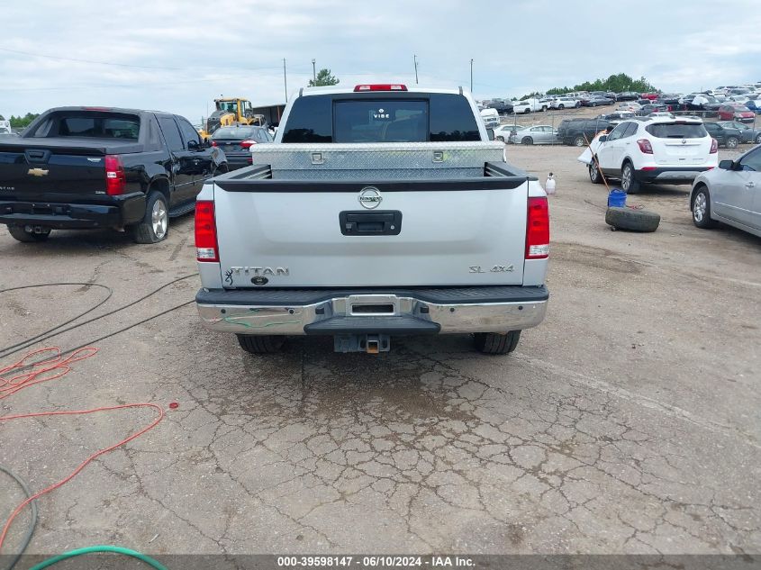 2015 Nissan Titan Sl VIN: 1N6AA0EC1FN514386 Lot: 39598147