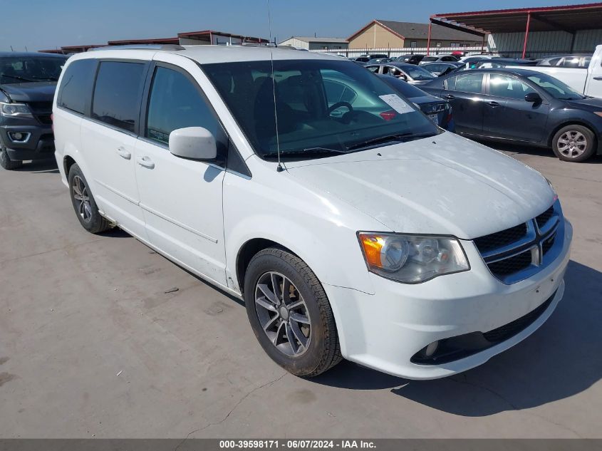 2016 Dodge Grand Caravan Sxt VIN: 2C4RDGCG5GR314479 Lot: 39598171