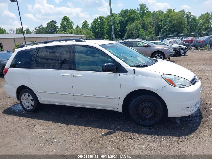 2004 Toyota Sienna Le VIN: 5TDZA23CX4S127332 Lot: 39598172