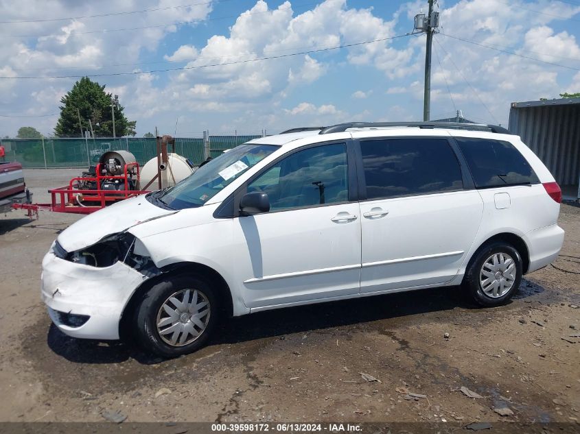2004 Toyota Sienna Le VIN: 5TDZA23CX4S127332 Lot: 39598172