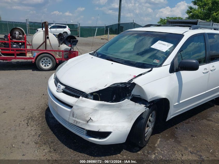 2004 Toyota Sienna Le VIN: 5TDZA23CX4S127332 Lot: 39598172