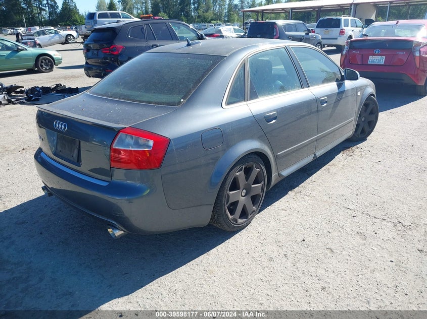 2005 Audi S4 4.2 VIN: WAUPL68E85A124864 Lot: 39598177