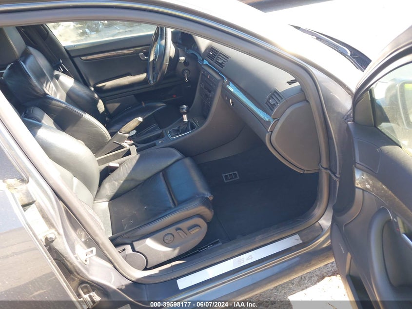 2005 Audi S4 4.2 VIN: WAUPL68E85A124864 Lot: 39598177