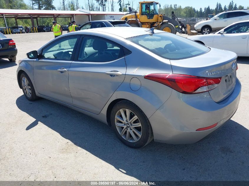 2014 Hyundai Elantra Se VIN: KMHDH4AEXEU143299 Lot: 39598197