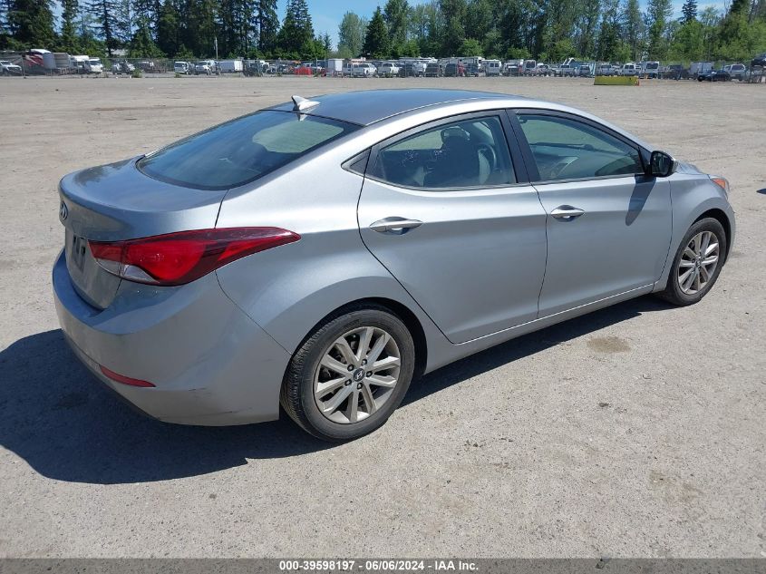 2014 HYUNDAI ELANTRA SE - KMHDH4AEXEU143299