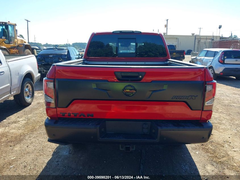 2020 Nissan Titan Pro-4X 4X4 VIN: 1N6AA1EDXLN508127 Lot: 39598201