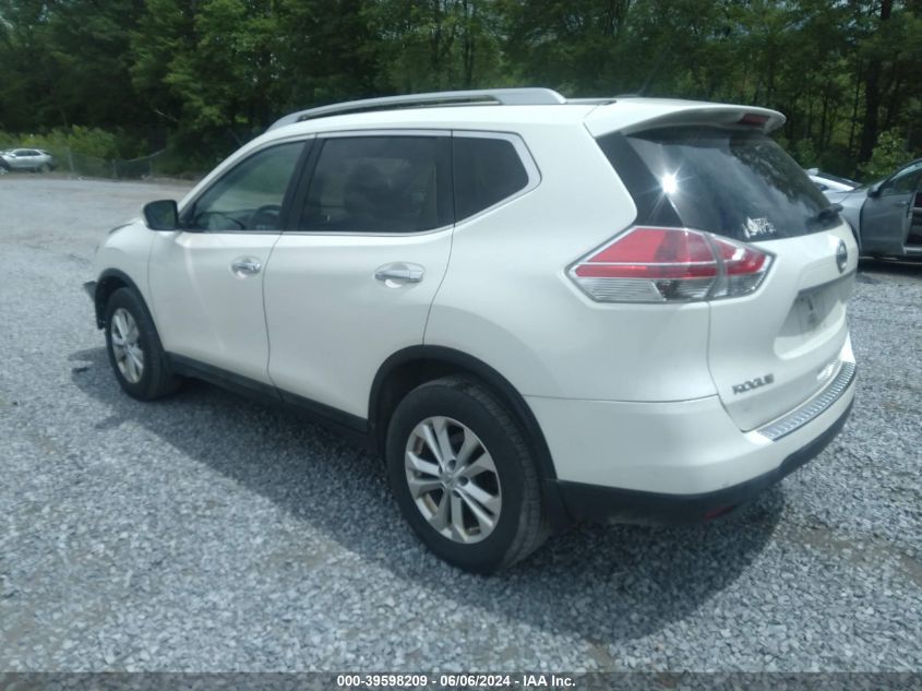 2015 Nissan Rogue Sv VIN: 5N1AT2MV4FC756186 Lot: 39598209