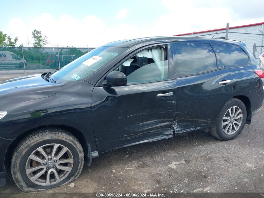 2013 Nissan Pathfinder S VIN: 5N1AR2MM4DC625861 Lot: 39598224