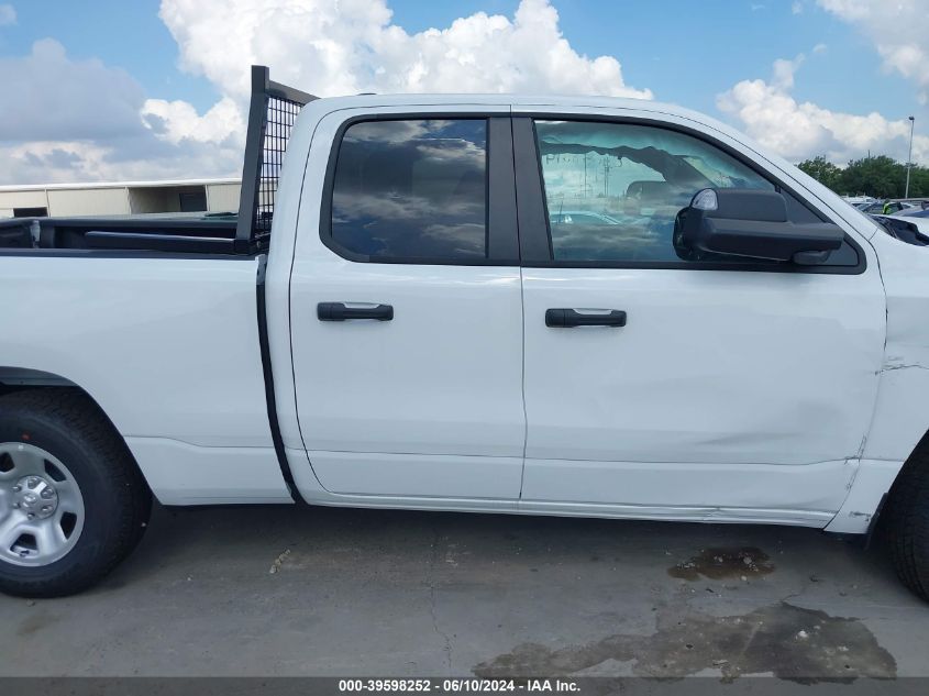 2024 Ram 1500 Tradesman Quad Cab 4X2 6'4 Box VIN: 1C6SRECG8RN214049 Lot: 39598252