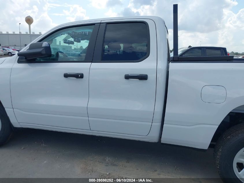 2024 Ram 1500 Tradesman Quad Cab 4X2 6'4 Box VIN: 1C6SRECG8RN214049 Lot: 39598252