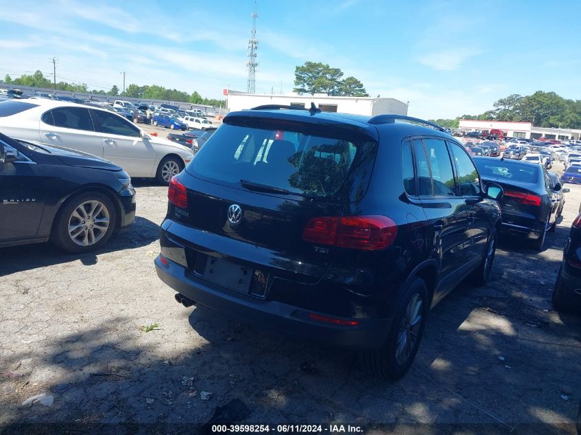 2017 Volkswagen Tiguan 2.0T/2.0T S VIN: WVGAV7AX4HK045156 Lot: 39598254