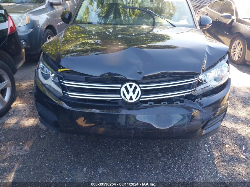 2017 Volkswagen Tiguan 2.0T/2.0T S VIN: WVGAV7AX4HK045156 Lot: 39598254