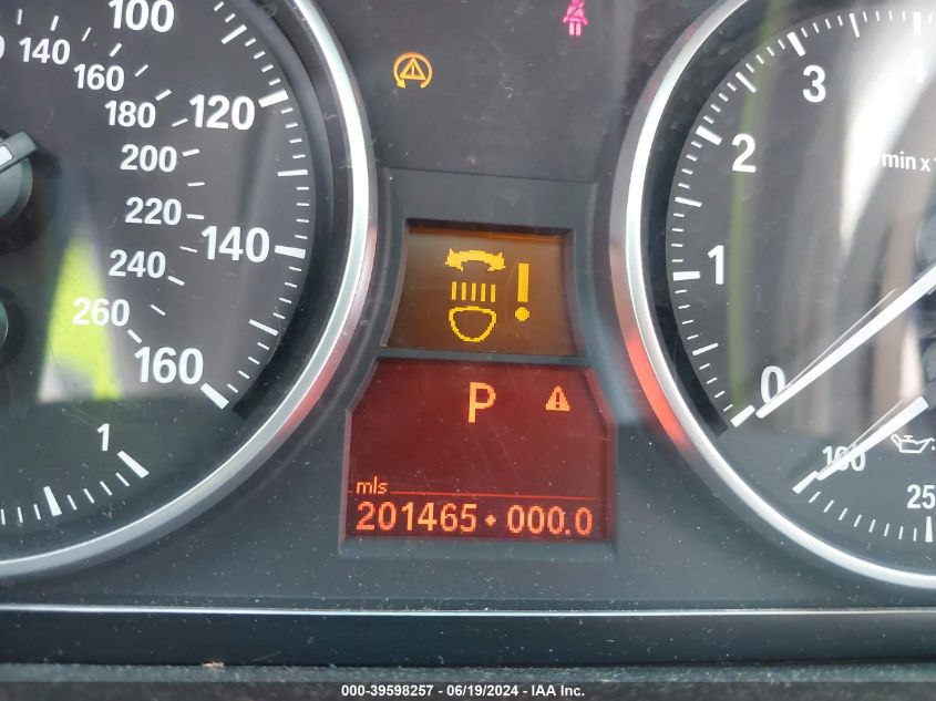 2007 BMW 335Xi VIN: WBAVD53587A008184 Lot: 39598257