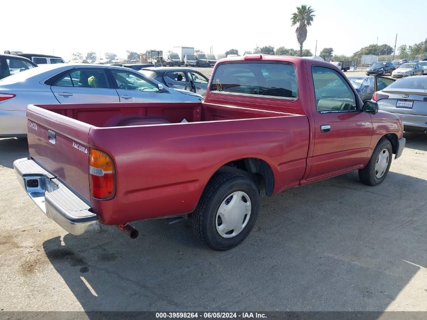 1998 Toyota Tacoma VIN: 4TANL42NXWZ158665 Lot: 39598264