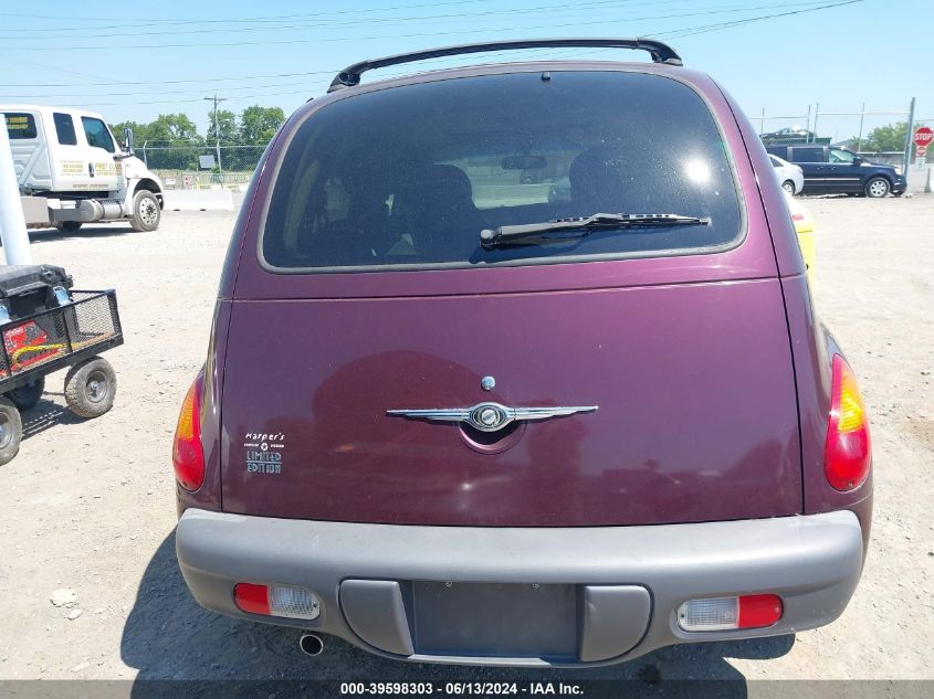 2001 Chrysler Pt Cruiser VIN: 3C8FY4BB71T574624 Lot: 39598303