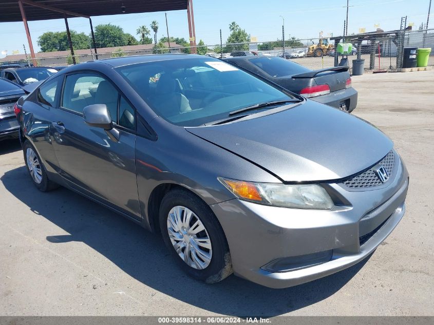 2012 Honda Civic Lx VIN: 2HGFG3B53CH521568 Lot: 39598314