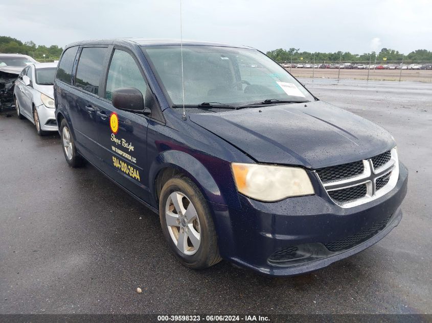 2013 Dodge Grand Caravan Se VIN: 2C4RDGBG3DR542915 Lot: 39598323