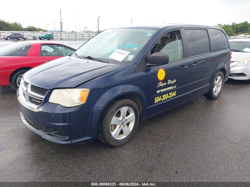 2013 Dodge Grand Caravan Se VIN: 2C4RDGBG3DR542915 Lot: 39598323