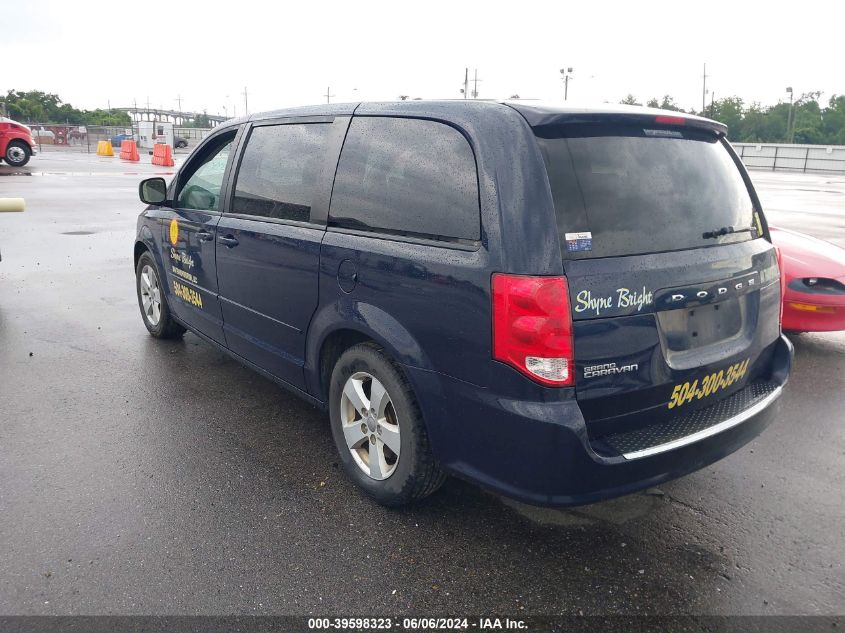 2013 Dodge Grand Caravan Se VIN: 2C4RDGBG3DR542915 Lot: 39598323