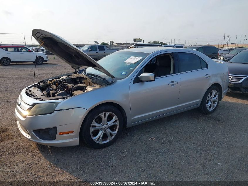 2012 Ford Fusion Se VIN: 3FAHP0HA4CR380191 Lot: 39598324