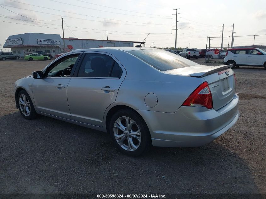 2012 Ford Fusion Se VIN: 3FAHP0HA4CR380191 Lot: 39598324