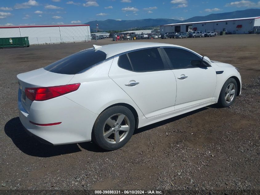 2015 Kia Optima Lx VIN: 5XXGM4A70FG503685 Lot: 39598331