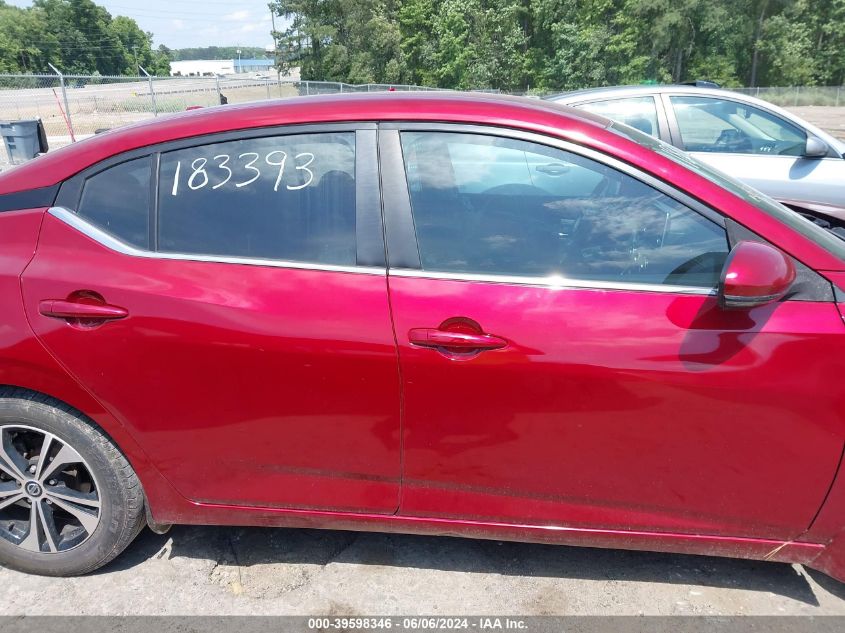 2020 Nissan Sentra Sv Xtronic Cvt VIN: 3N1AB8CV2LY230494 Lot: 39598346