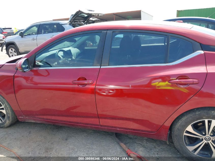 2020 Nissan Sentra Sv Xtronic Cvt VIN: 3N1AB8CV2LY230494 Lot: 39598346