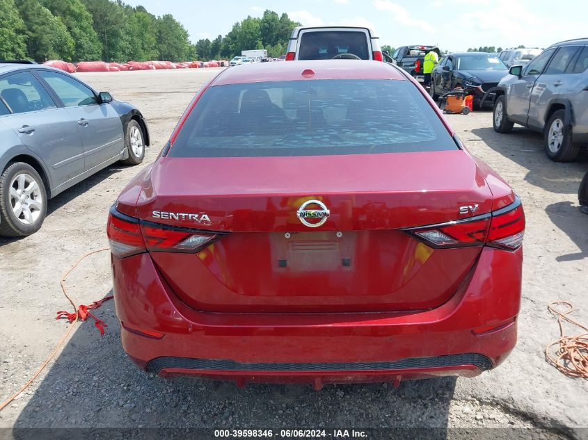 2020 Nissan Sentra Sv Xtronic Cvt VIN: 3N1AB8CV2LY230494 Lot: 39598346